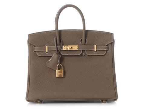 Hermès Etoupe Togo Birkin 25