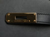 Hermès Black Sombrero Kelly 28
