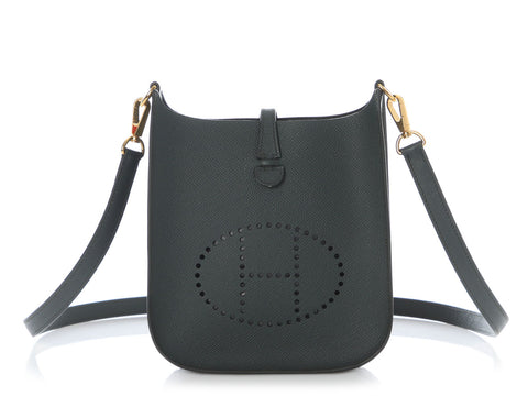 Hermès Vert Mangrove Epsom Evelyne TPM