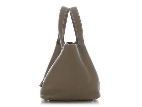Hermès Etoupe Clémence Picotin Lock 22