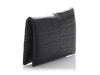 Hermès Black Matte Alligator Calvi Card Holder