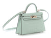 Hermès SO Mini Vert d’Eau Matte Alligator Kelly 20