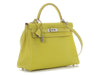 Hermès Lime Epsom and Gris Perle Candy Collection Kelly 32