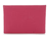 Hermès Pink Chèvre Calvi Card Holder