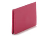Hermès Pink Chèvre Calvi Card Holder
