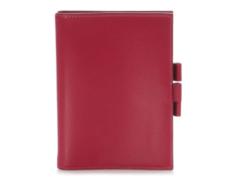 Hermès Medium Pink Box Calfskin Vision Agenda Cover