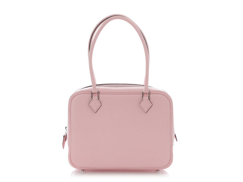 Hermès Mini Rose Sakura Chèvre Plume