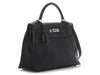 Hermès Black Togo Kelly 32