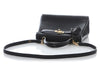 Hermès Black Togo and Lizard Kelly Touch 25