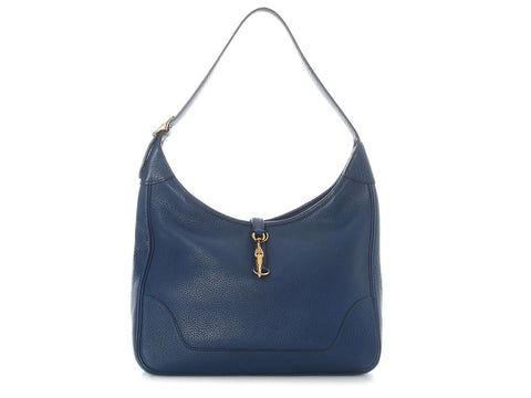 Hermès Vintage Navy Togo Trim II 31