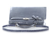 Hermès Bleu Brighton Shiny Porosus Crocodile Kelly 35