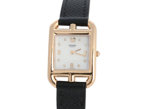 Hermès 18K Rose Gold Cape Cod Watch 31mm