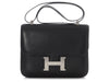 Hermès Vintage Black Barenia Constance 25
