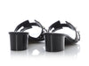 Hermès Black Médor Oasis Sandals
