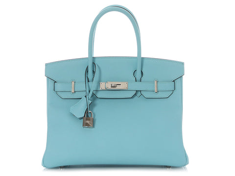 Hermès Bleu Atoll Epsom Birkin 30