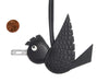 Hermès Black Alligator and Lizard Birdy Charm PM