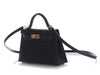 Hermès Mini Black Epsom Kelly 20