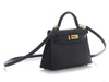 Hermès Mini Black Epsom Kelly 20