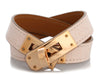 Hermes Kelly Double Tour in Rose Eglantine Boreal Alligator