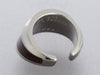 Hermes Equus Ear Cuff in Marion Transparent and palladium