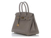Hermès Gris Asphalte Togo Birkin 30