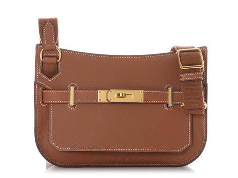 Hermès Mini Gold Evercolor Jypsière