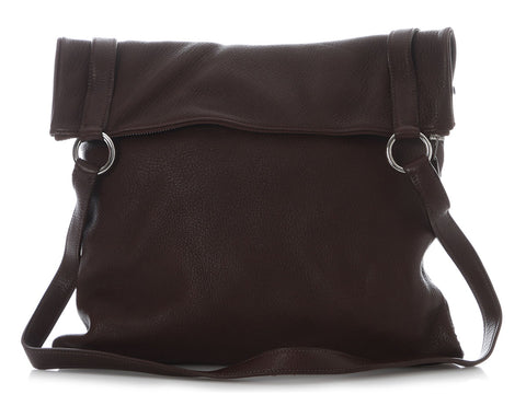 Hermès Vintage Brown Chèvre Okau Bag