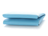 Hermès Bleu Céleste Chèvre Calvi Duo Card Holder