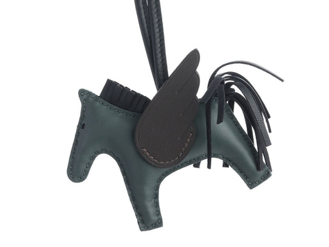 Hermès Vert Mangrove Rodeo Pegase Charm