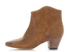 Isabel Marant Camel Calf Velvet Leather Dicker Boots