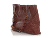 Chanel Vintage Tortoise and Brown Quilted Caviar Tote