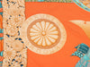 Hermès Parures de Samouraïs Silk Scarf 90 cm