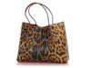 Christian Louboutin Leopard Print Spiked Cabarock Tote