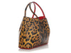 Christian Louboutin Leopard Print Spiked Cabarock Tote