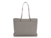 Chanel Large Gray Lambskin Shopping Tote