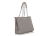Chanel Large Gray Lambskin Shopping Tote
