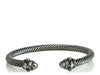 David Yurman Blackened Renaissance Cable Bracelet 4mm
