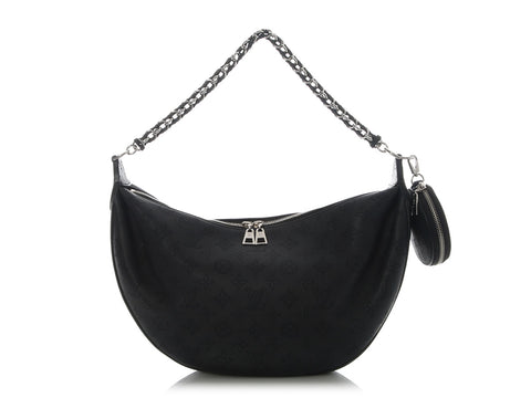 Louis Vuitton Black Mahina Black Baia MM