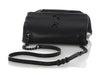 Saint Laurent So Black Grain De Poudre Monogram West Hollywood Fold-Over Bag