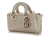 Dior Champagne Gold Ostrich Lady D-Joy