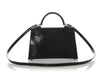 Hermès Mini Black Lizard Kelly 20