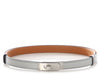 Hermès Silver Chamkilight Goatskin Kelly Belt