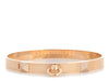 Hermès 18K Rose Gold Diamond Collier de Chien Bracelet