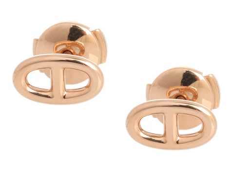 Hermès Very Small 18K Rose Gold Farandole Earrings