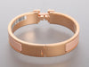 Hermès Narrow Glittery Pink Clic-Clac Bracelet