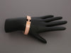 Hermès Narrow Glittery Pink Clic-Clac Bracelet