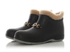 Gucci Black Rubber Horsebit Winter Boots