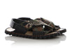 Valentino Dragon-Embroidered Camo Sandals