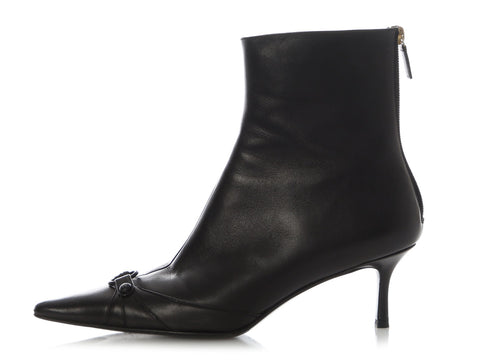 Chanel Black Booties