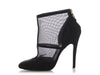 Chanel Black Mesh Booties